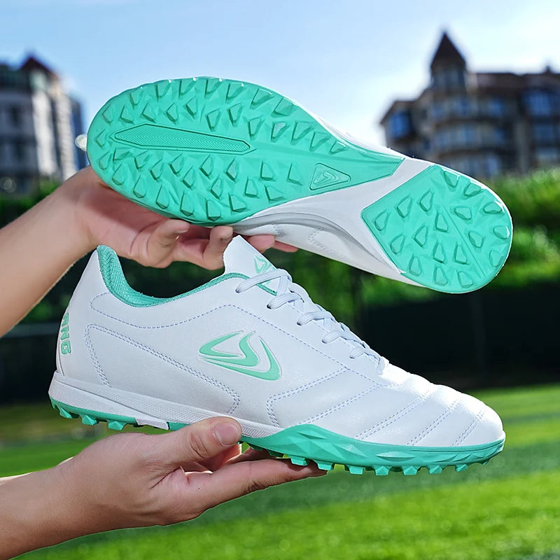 New Men Football Boots Outdoor Soccer Shoes TF FG Grass Cleats Comfortable Training Shoes Match Futsal Breathable Sport Indoor