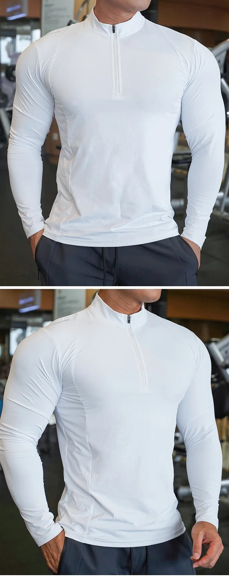 Autumn winter Compression Long Sleeve Men Running Fitness T shirt elastic Quick Dry comfort Sports Bodybuilding Training Shirts