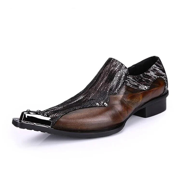 New Men's Shoes Italian Formal Shoes Oxford Men's Handmade Genuine Leather Business Party Shoes 36-49