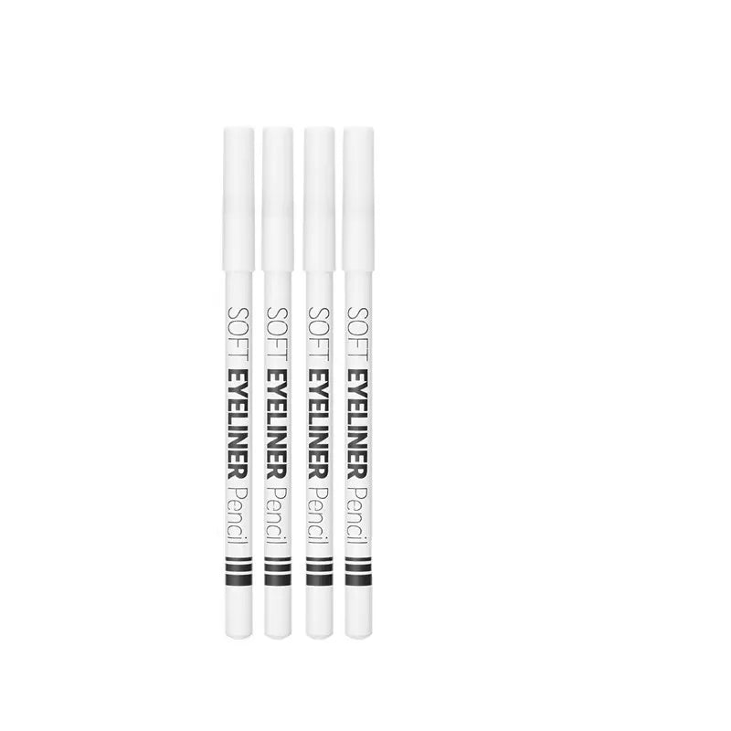 Smooth Waterproof White Eyeliner Pencil - Long-Lasting Eye Brightener Easy Wear Fashion Makeup Tool for Smooth Application