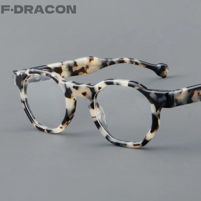 2024 New Plate Glasses Frames Retro Polygonal Men And Women Glasses Frames Round Frame Optical Prescription Glasses Frames 2114