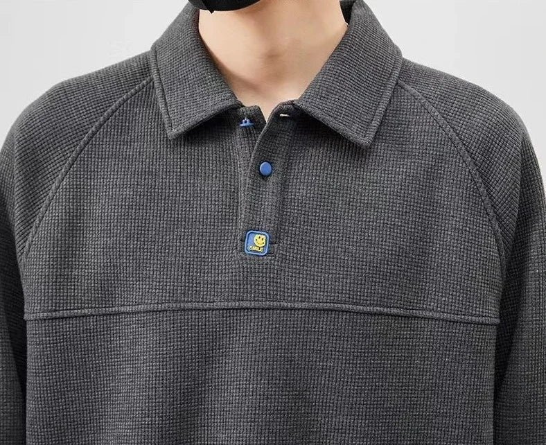 Polo T Shirt for Man Big Size Oversize Men's Clothing Full Sleeve Winter Sweatshirts Fashion Trends 2025 New High Quality Xl Top