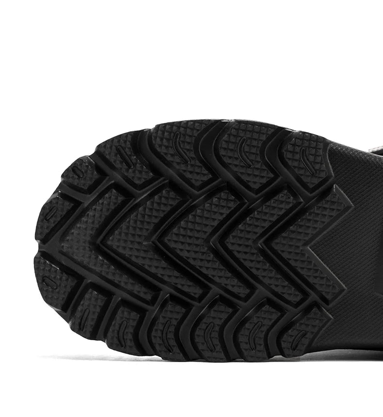 Men's New Snow Boots for Autumn and Winter, Fleece-Lined and Thickened, Cold-Proof, Outdoor Warm, Waterproof, Anti-Skiing, Hiking