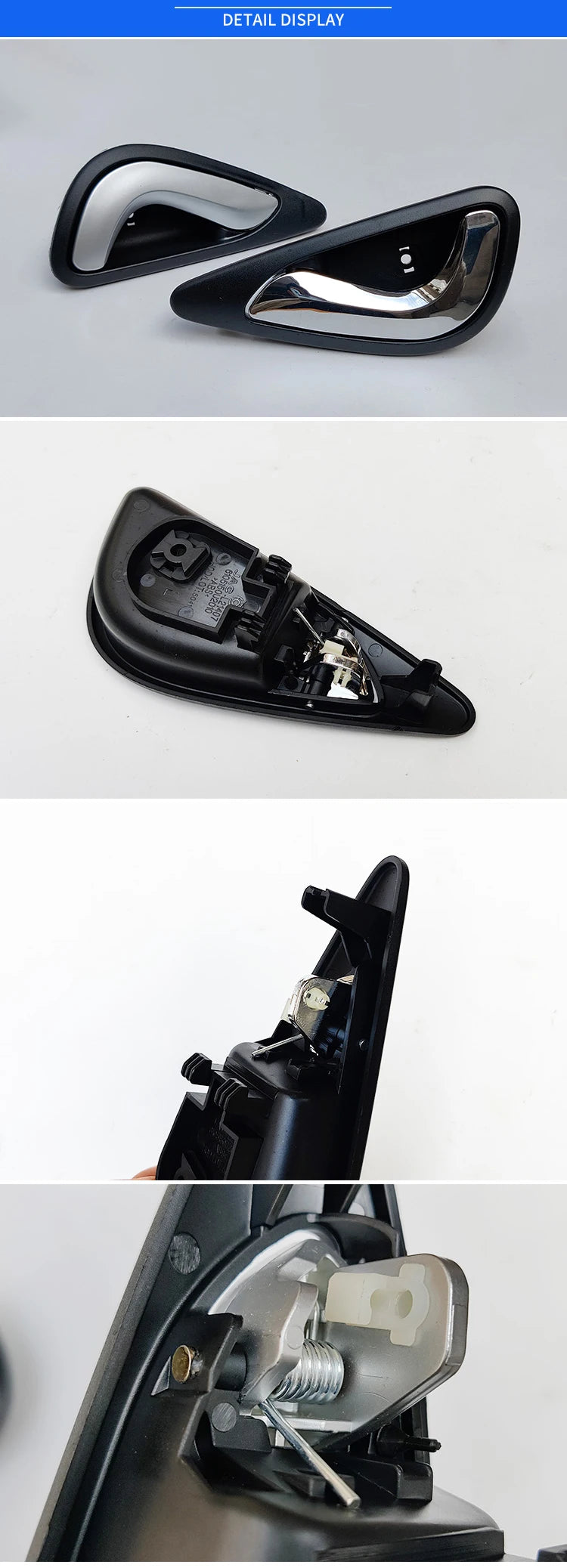 Car Interior Door Handle Open Door Control Left Right Front Rear for JAC J6 6105150U2010 6105160U2010 Spare Parts