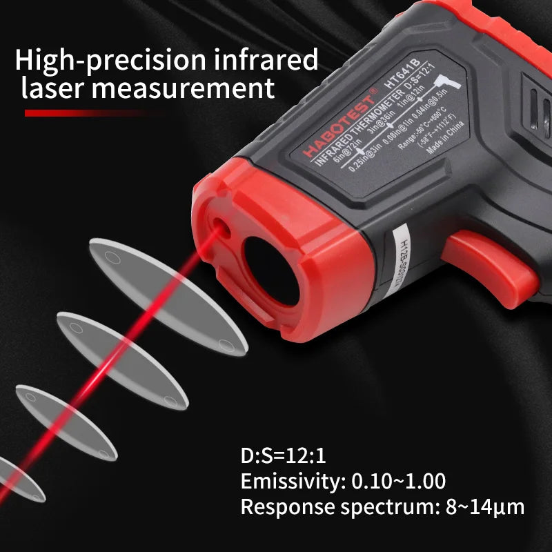 Digital Infrared Thermometer -50~600℃ IR Laser termometro Pyrometer Gun Non-Contact Laser Temperature Meter gauge Tools
