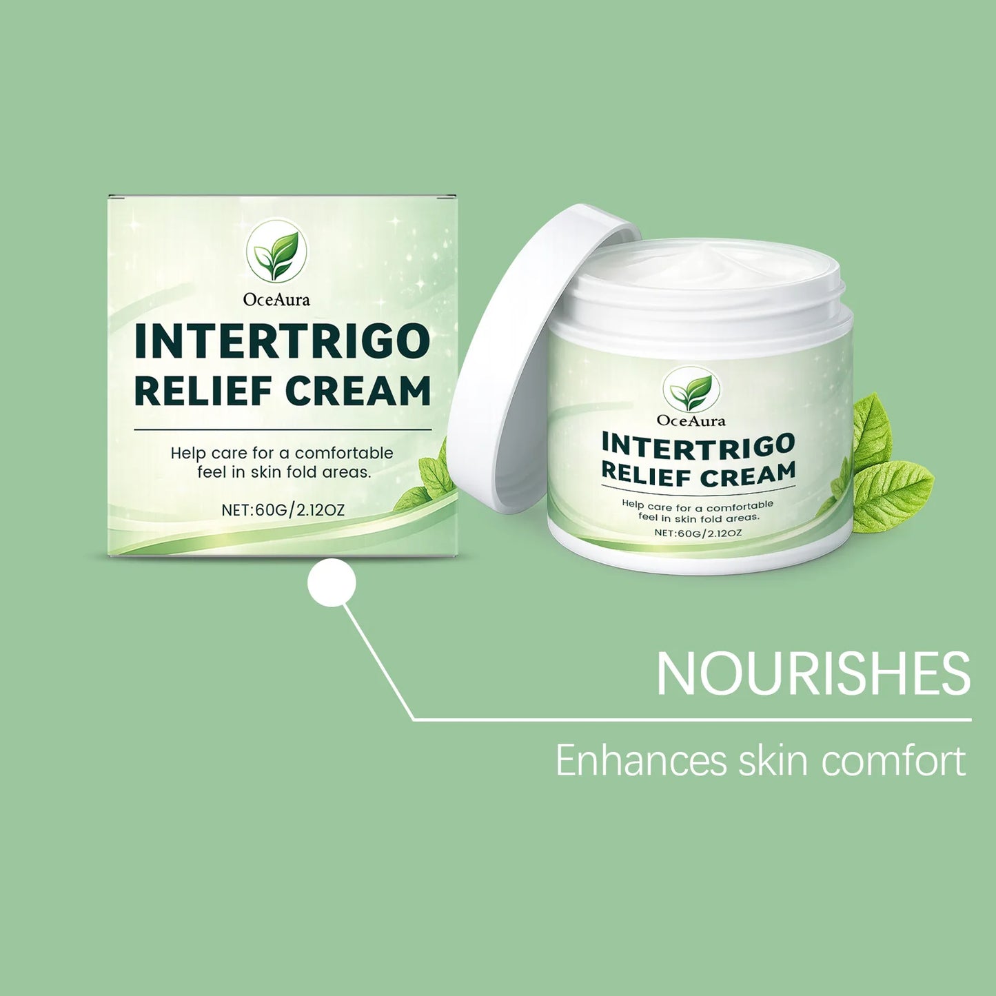 Camellia Sinensis Leaf Skin Care Cream Hydrating Gentle Smooth Skin Lightweight Soothe Skin Folds Deep Moisturizer Facial Health