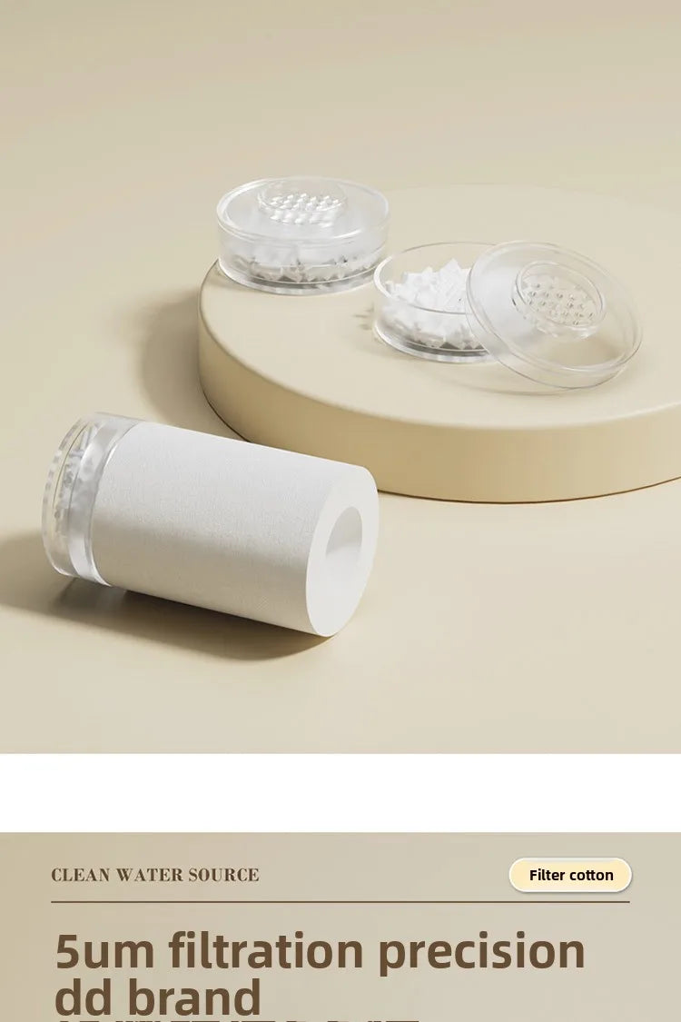 Showerhead Water Filter Universal Fit Bath Filter Removes Chlorine and Impurities Improves Water Quality for Shower