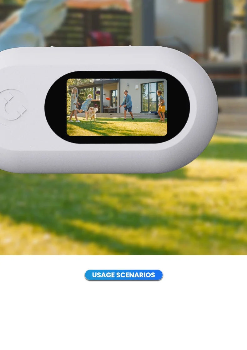 Pet mobile camera collar is small and convenient to carry around It is suitable for fishing cycling flying and for cats and dogs