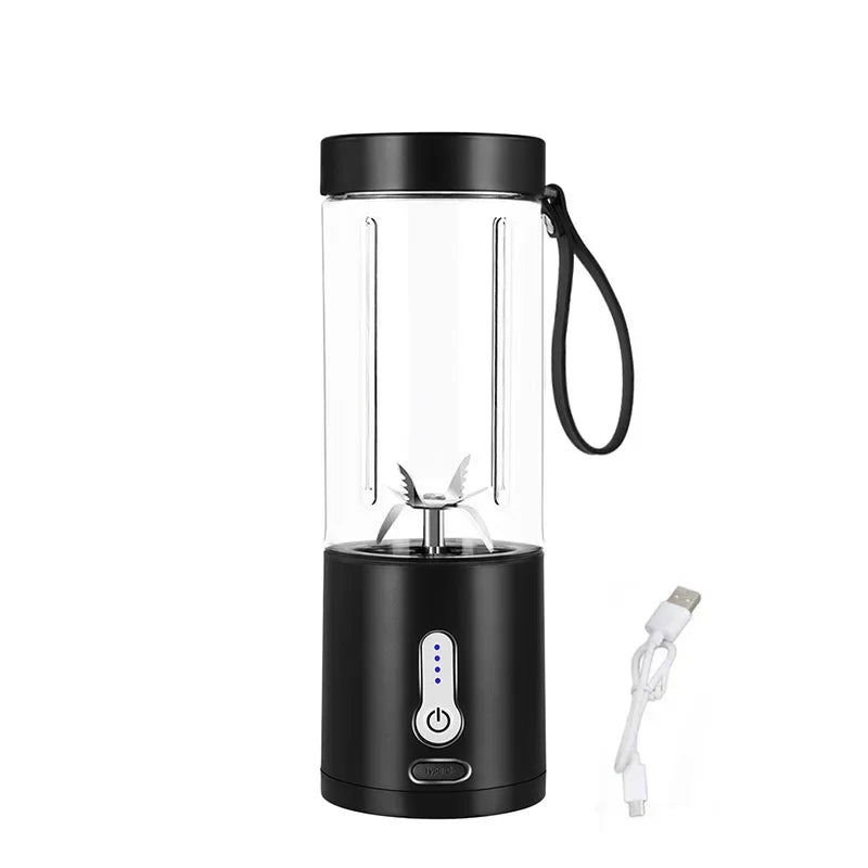 Portable Blender 6 Baldes Powerful Personal juicer For Shakes Smoothies Usb Rechargeable Portable Cup Fruit Fresh Juice Mixer