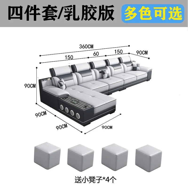 Seater Modern Sofa Ajustable Luxury Sectional Multifunctional Reclining Sofa Cushion Lazy Meubles De Maison Salon Furnitures