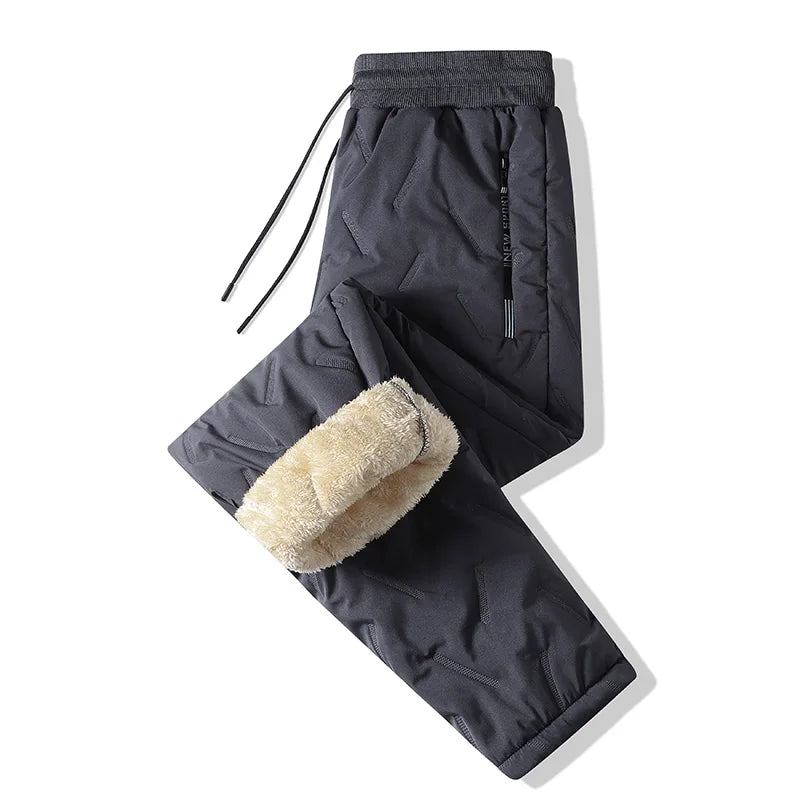 Animal Game Winter Women Plush Thick Fleece Waterproof Sweatpant Windproof Casual Pants Warm Outerwear Lambswool Thermal