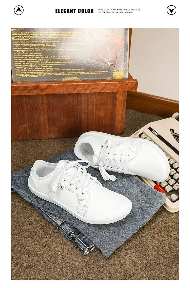 Womens Barefoot Shoes Wide Width Casaul Sneakers Unisex Plus Size Toe Shoes Zero Drop Minimalist Walking Flats for Men