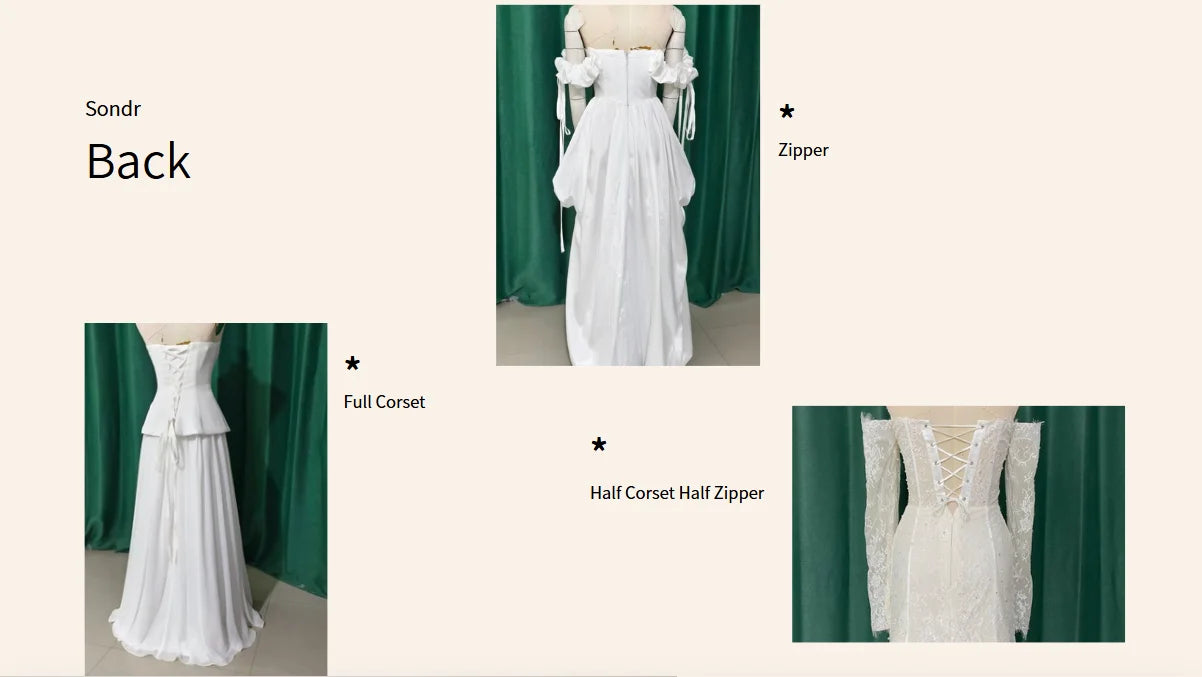 Sondr Elegant 2026 Wedding Dress 웨딩드레스 Pleat Satin Straight Bow Bridal Gown Korea Photography Dress Corset Customized