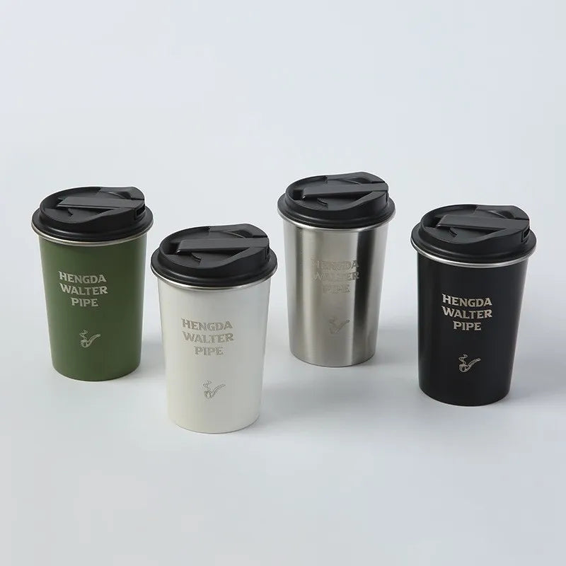 1 Pc Versatile Water Drinking Cups Portable Hookah Outdoor Shisha Stainless Steel Bottles Sheesha Smoking Tool for Dropshipping