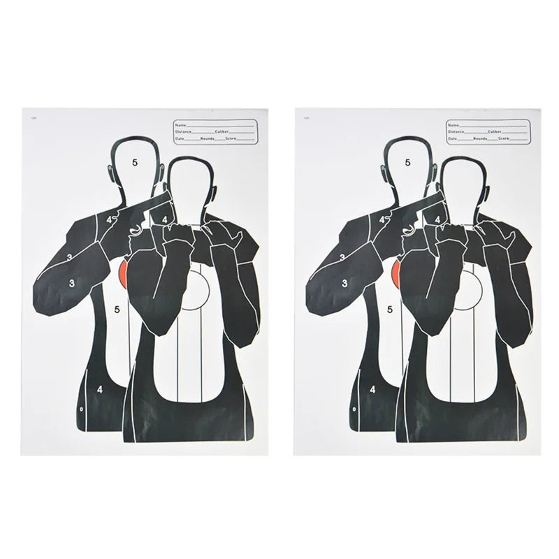 Archery Target Paper 45 * 32cm Fun Shooting Function Picture Training Accessories Splash Activity Paper Target