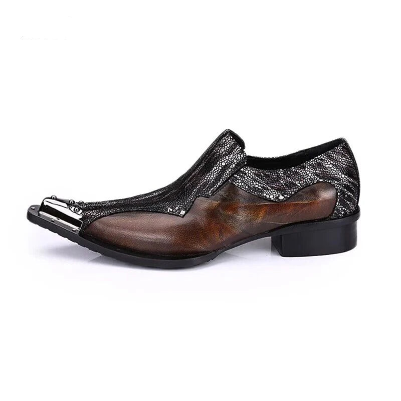 New Men's Shoes Italian Formal Shoes Oxford Men's Handmade Genuine Leather Business Party Shoes 36-49