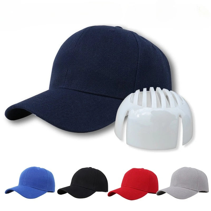 Work Safety Bump Cap Baseball Hat Protective Helmet Light Weight Anti-collision Hard Breathable Inner Shell For Work Repairing