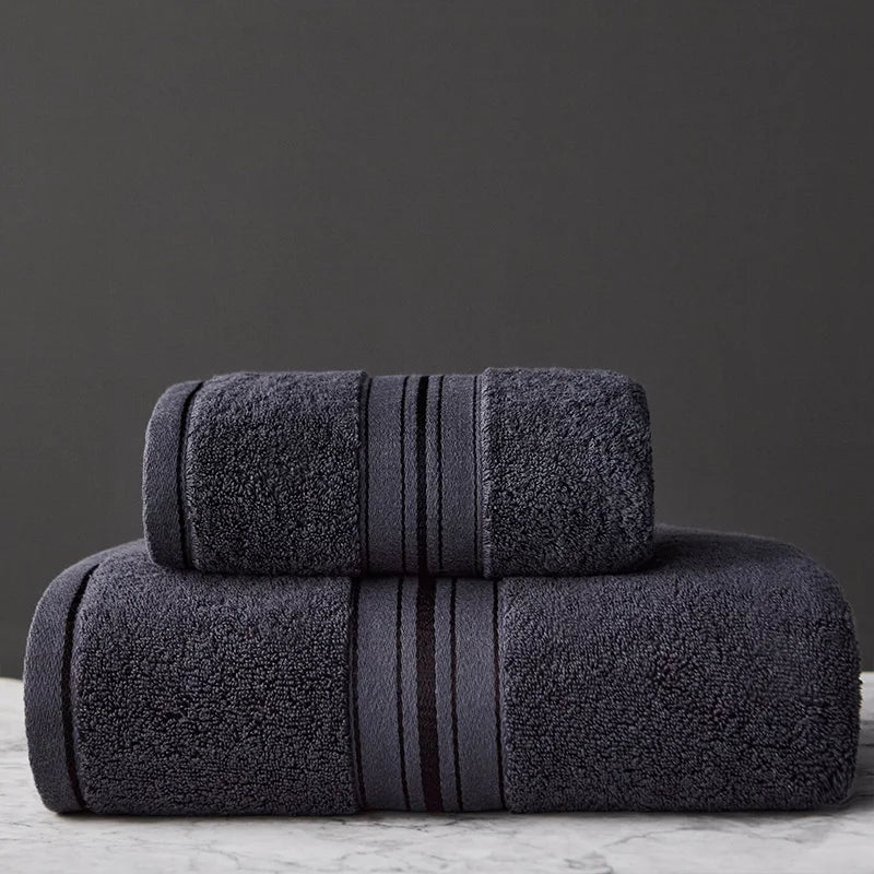Egyptian Cotton Bath Towels Towels Combed Face Towels Set or Individually Suitable for Sports Travel Home Hotel and Bathroom Use