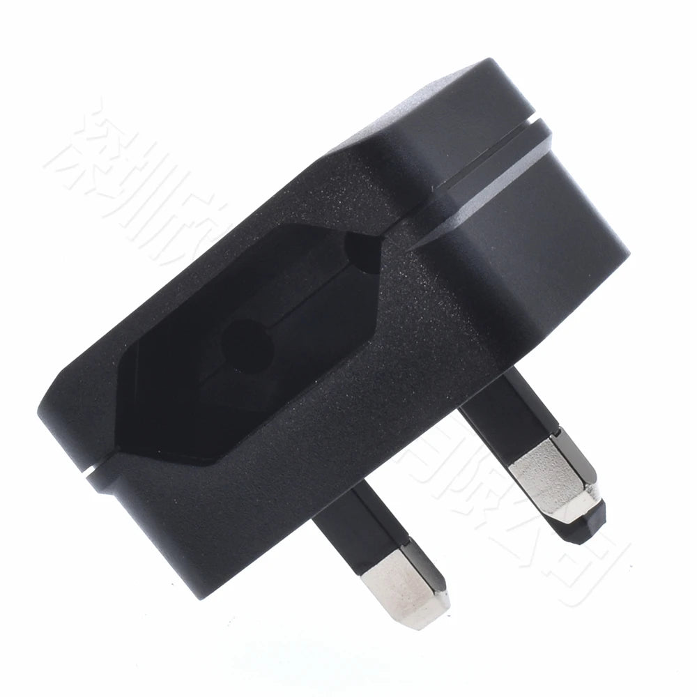 European EU 2Pin to UK 3Pin Power Socket Travel Plug Japan European EU to UK Travel Adapter Electrical Charger Adapter Converter
