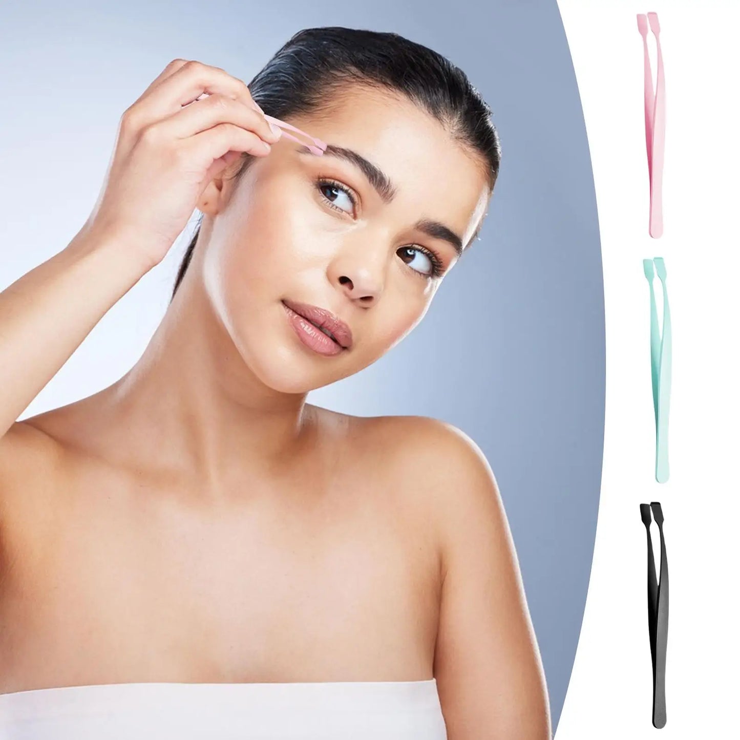 Lash Applicator Tool Eyelash Cluster Applicator Tweezers Non Slip Precise Professional Makeup Tool for Travel Salon Separating