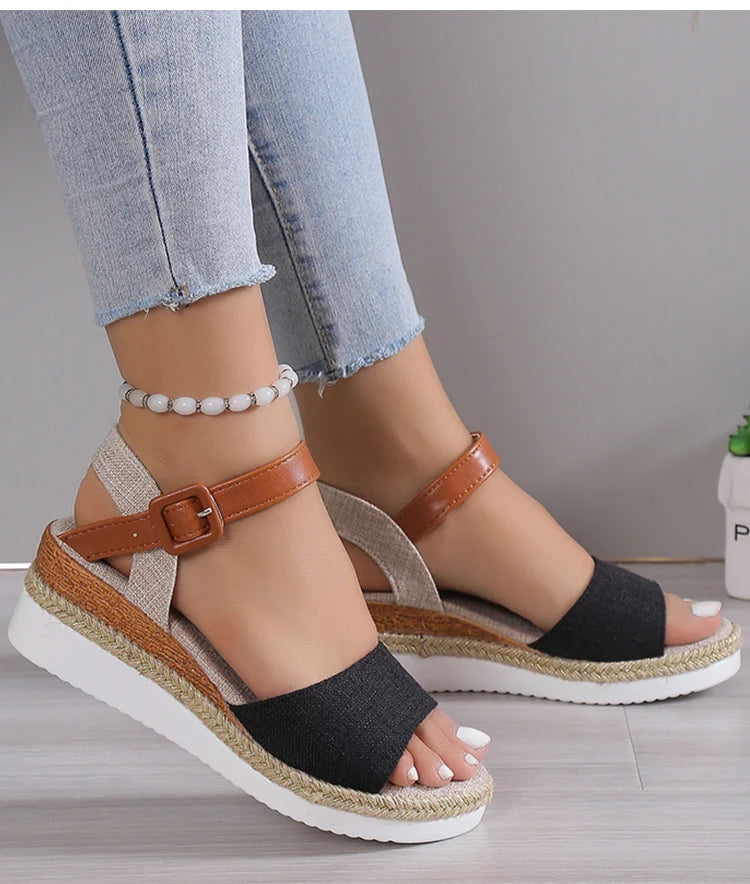 Fashion Shoes Sandals Women Wedge Sandals For Women Casual Women's Sandals Elegant Soft Female Zapatos De Mujer Footwear