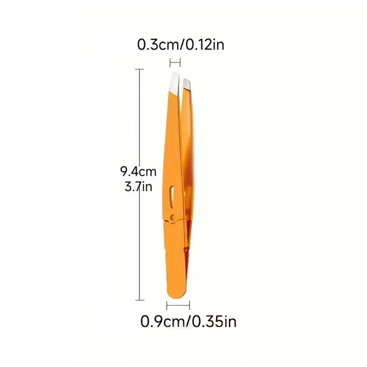 1/3/5/10PCS Professional Stainless Steel Tweezers With Slanted Eyebrows And Facial Clips Durable And Hypoallergenic Eyebrow Clip