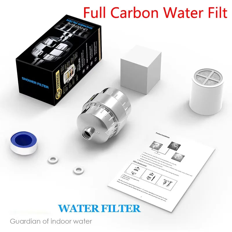 Bathroom household water purifier shower filter 15-20 level filter cartridge water purification set to remove residual chlorine