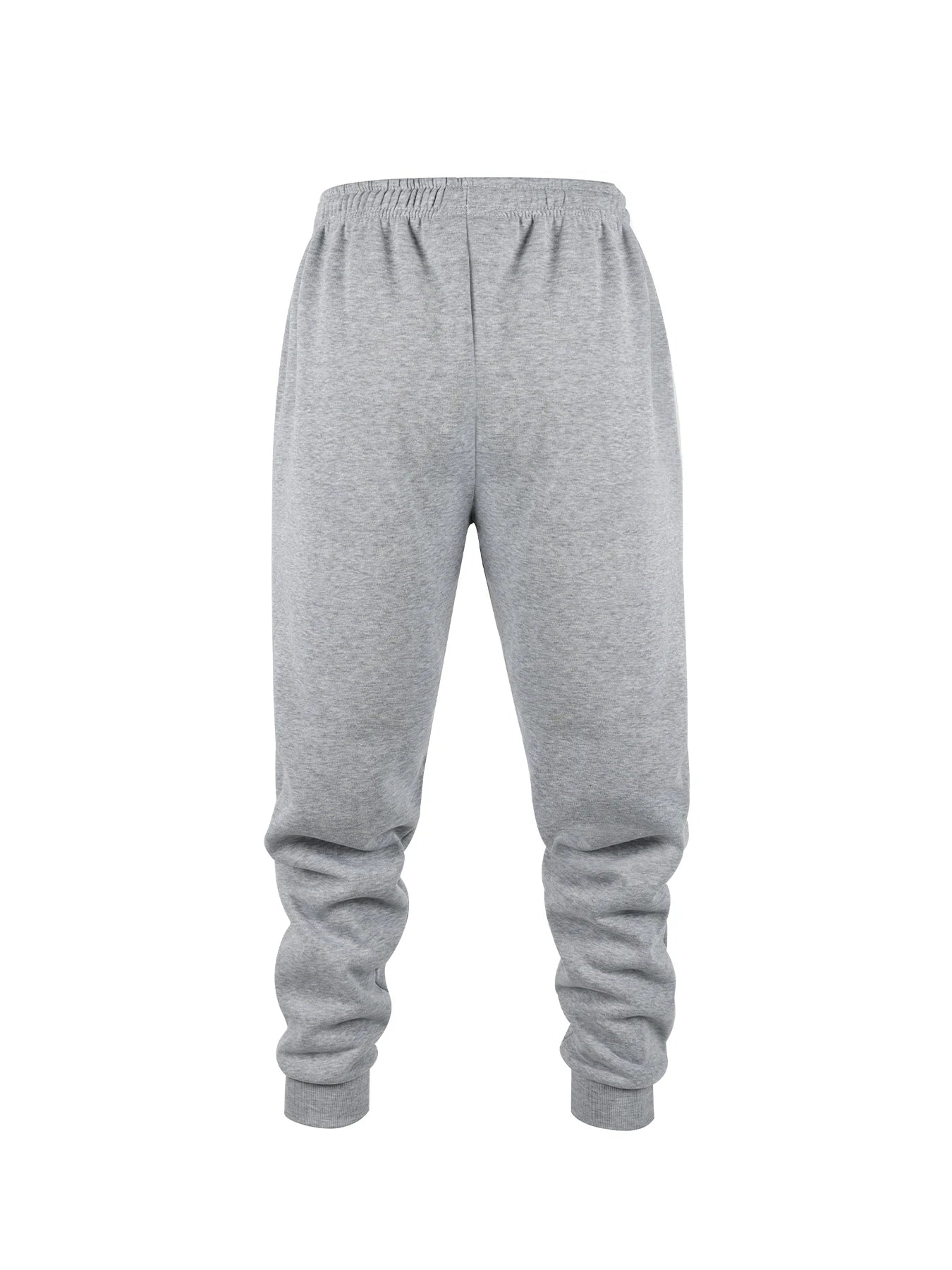 Men's Casual Pants Autumn Winter Fleece Sweatpants Men Running Jogger Sports Gym Trousers Fashion Solid Color Workout Long Pants
