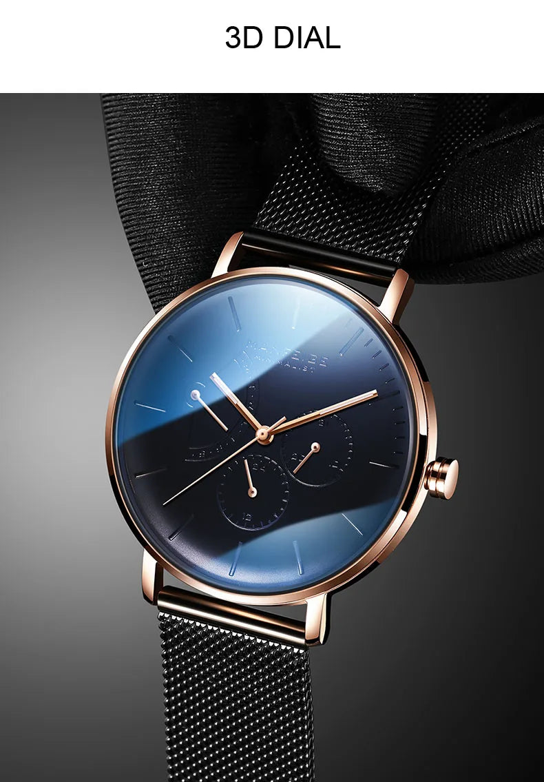 New Watches For Men Waterproof Sports Mens Watch Top Brand Luxury Clock Male Business Quartz Wristwatch Relogio Masculino Hombre