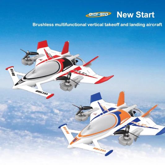 Aircraft QIDI570 RC Plane 8CH Brushless Remote control airplane Fixed Wing Electric Flying Glider 3D/6G RC Helicopters