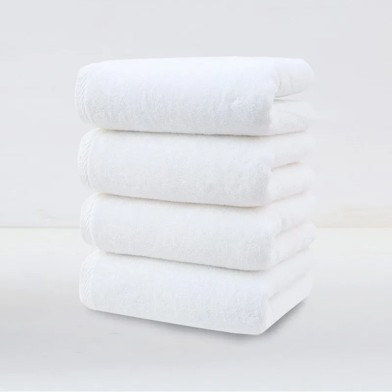 4 Pack Cotton Towel Set, 78*33cm, 30.7*12.99in, Highly Absorbent, Soft, Skin-Friendly and Durable, Can Be Used for Home Bathroom, Face Washing, Bathing, Traveling, Swimming and Gyms