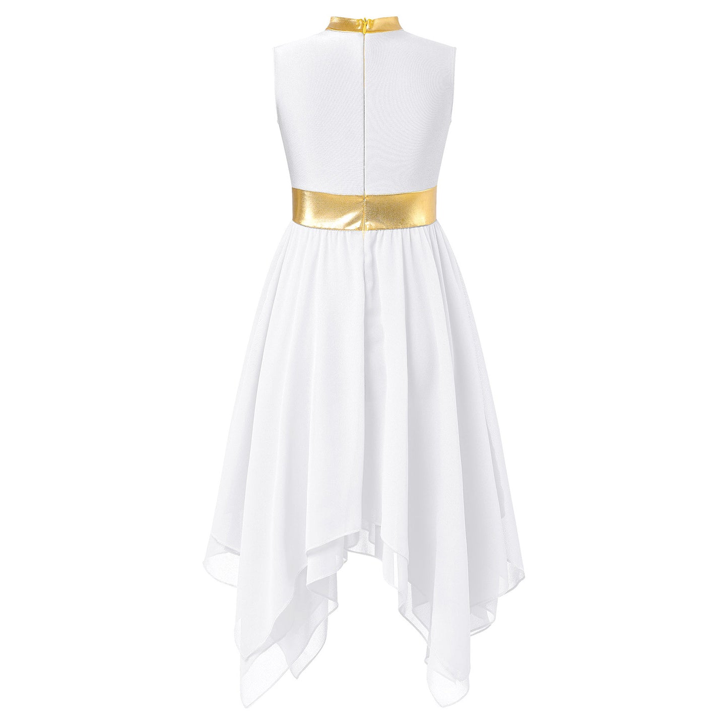 Kids Girl's Dress Praise Lyrical Dance Costume Children's Worship Dresses for Liturgical Celebration of Spirit Stage Dancewear