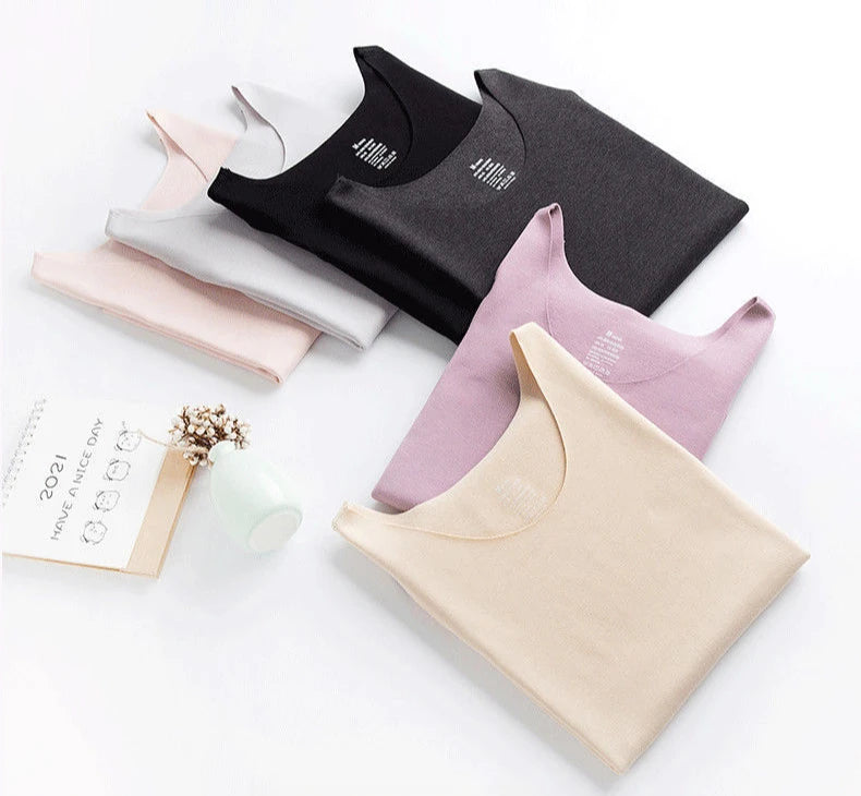 Thermal Underwear Vest Thermo Lingerie Woman Winter Inner Wear Comfortable Warm Top Inner Wear Thermo Shirt Ladies Undershirt