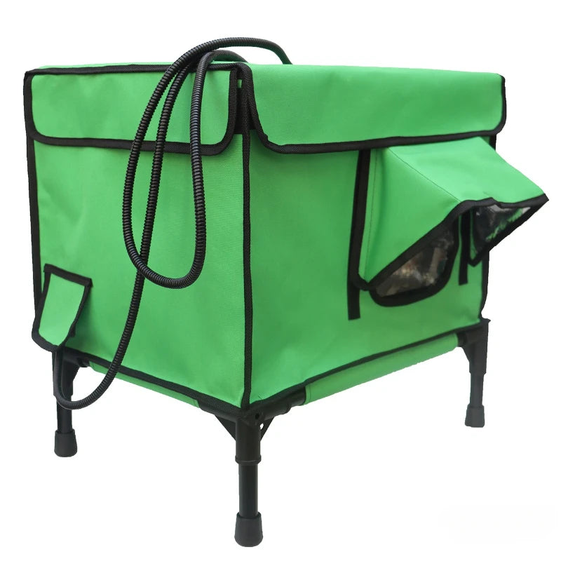 Outdoor Waterproof Cat House Warm Heated Winter Cat House Insulated Outside Foldable Cats Nest Tent Sleeping Extra Large Pet