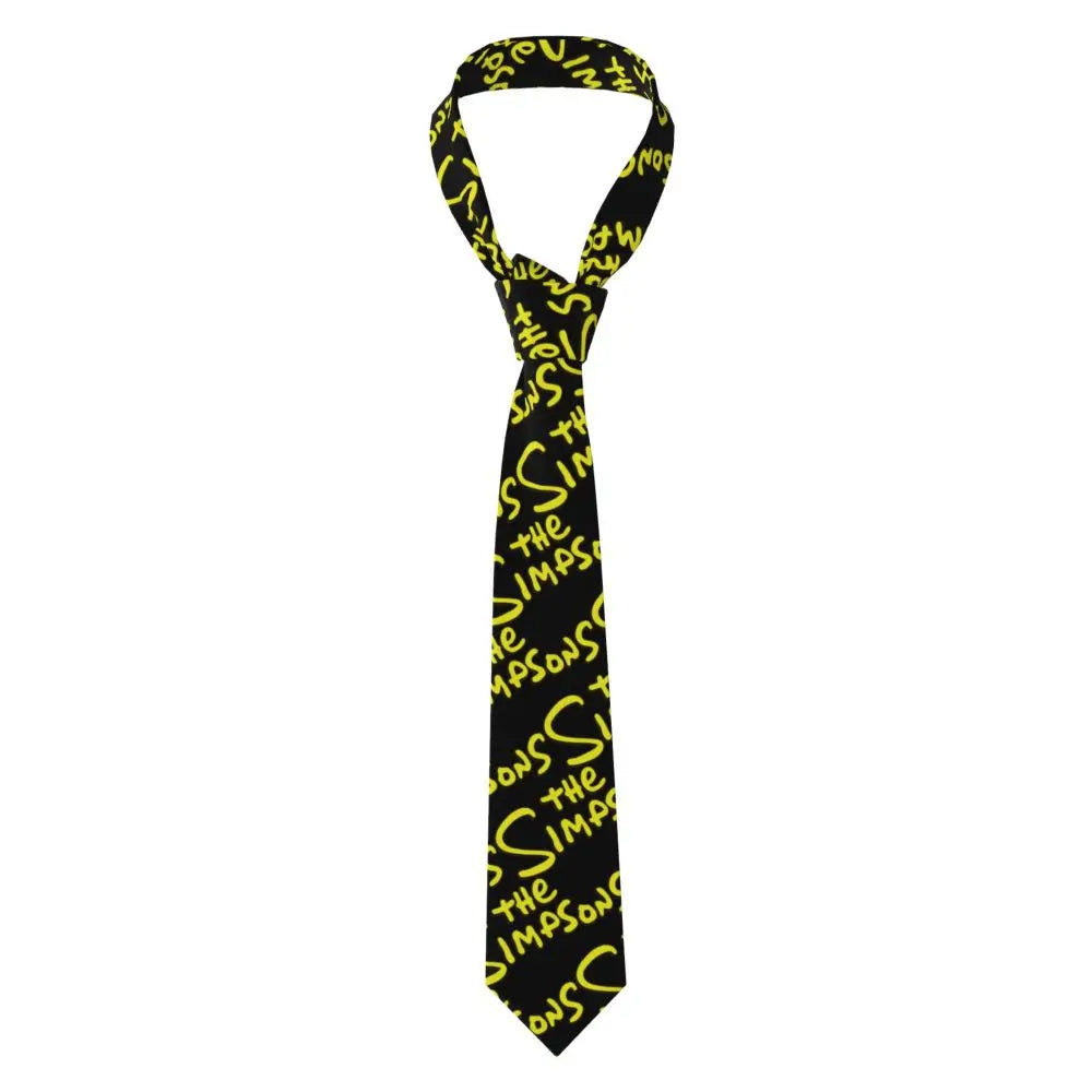 Personalized The S-Simpsones Homer Neck Ties Men Formal Silk Wedding Neckties