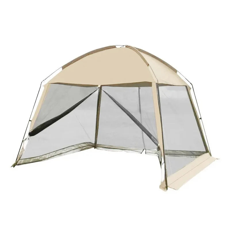Outdoor Large Tent Canopy Sunshade Netting Portable Mosquito-Proof Tent Beach Camping Gazebo