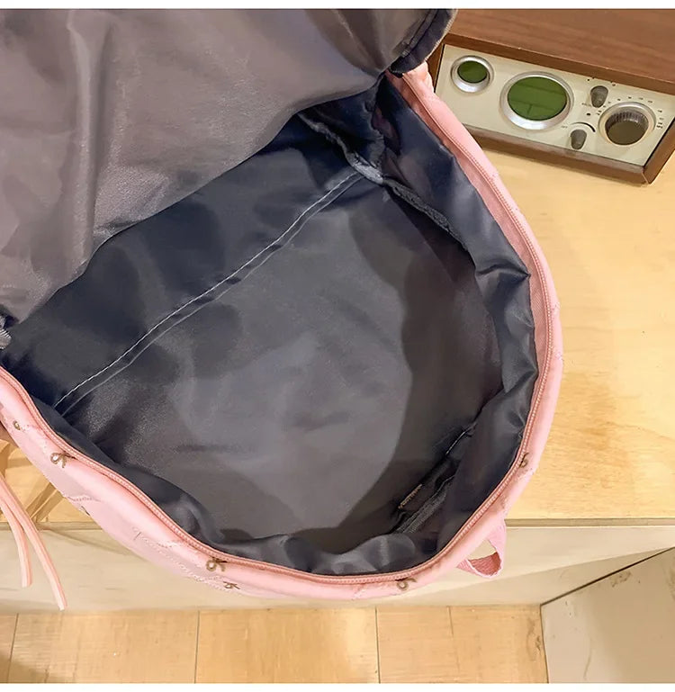 New Large Capacity Children's School Backpack Lightweight Bow Students Schoolbag School Bags Boys Girls Tutoring Bag Laptop Bag