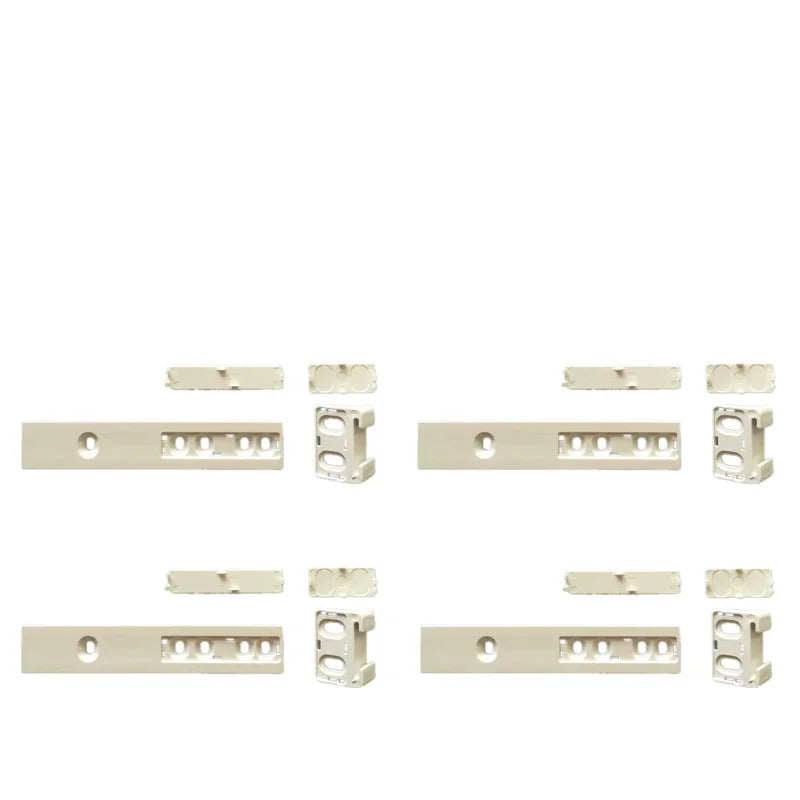 4PCS for Electrolux/Siemens/Bosch built-in Fridge door slide rail mounting kit refrigerator door sliding guide