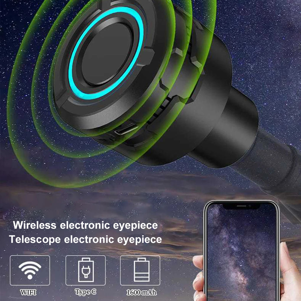 Upgraded 4K HD WIFI Electronic Eyepiece Astronomical Telescope Camera 5 Million Pixel Full-Color Bird-Watching Telescope