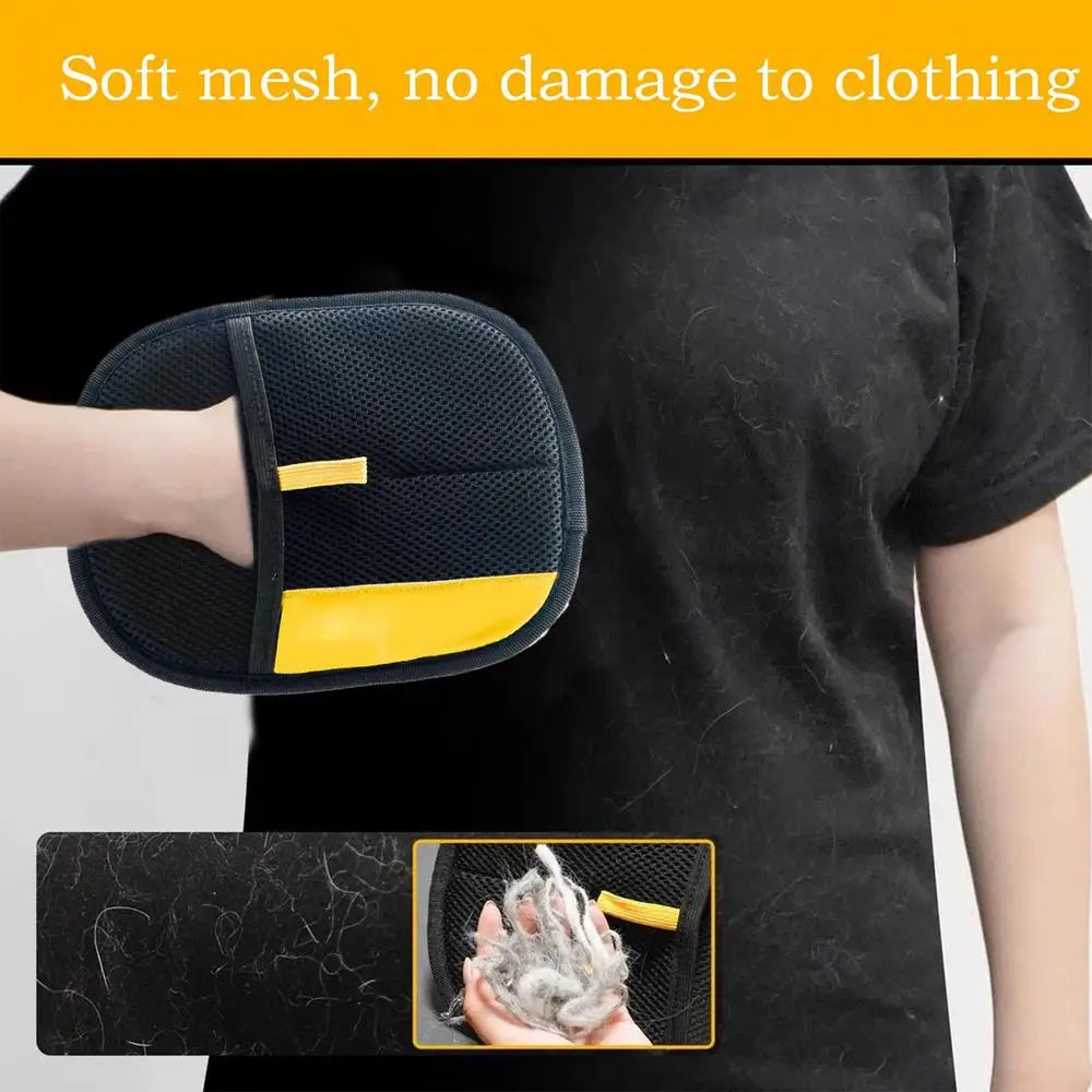Pet Cleaning Gloves Double-Sided Puppy Dematting Gloves Hands On Gloves Multifunctional Pet Hair Remover Gloves For Pet Hair