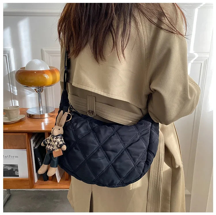 Embroidery Crossbody Bags for Women Large Capacity Handbags Shoulder Messenger Bag Female Popular Fashion Hobos Shopper Bag Sac