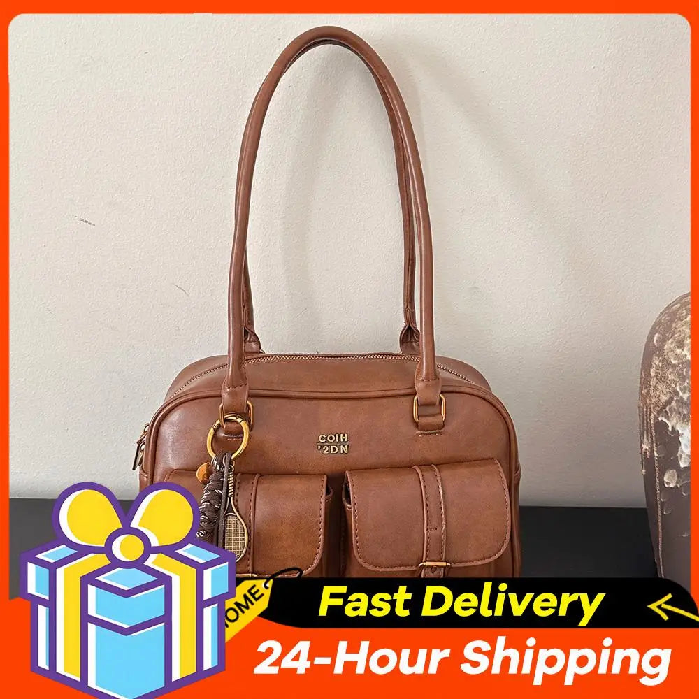 Ladies Large-Capacity Tote Bag Women Vintage Retro Chic Handbags Girl Shopping Shoulder Bag Women's Purses Top Handle Bags