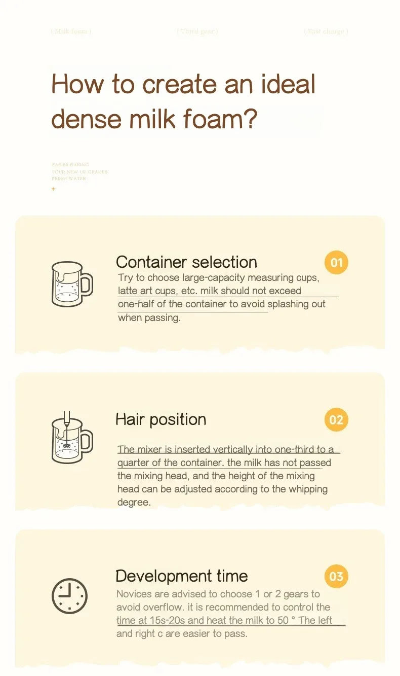 Wireless Milk Frothers Electric Handheld Blender Electrical Mini Coffee Maker Whisk Mixer With USB For Coffee Cappuccino Cream