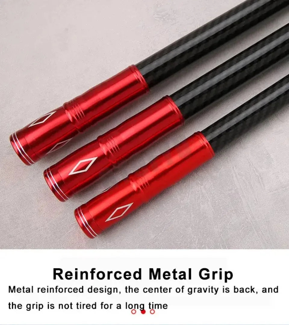2.7m 3.6m 3.9m 4.5m Telescopic Fishing Pole Heavy Spinning Rod Big Fish 20kg Carbon Fiber Travel Saltwater Freshwater Fishing