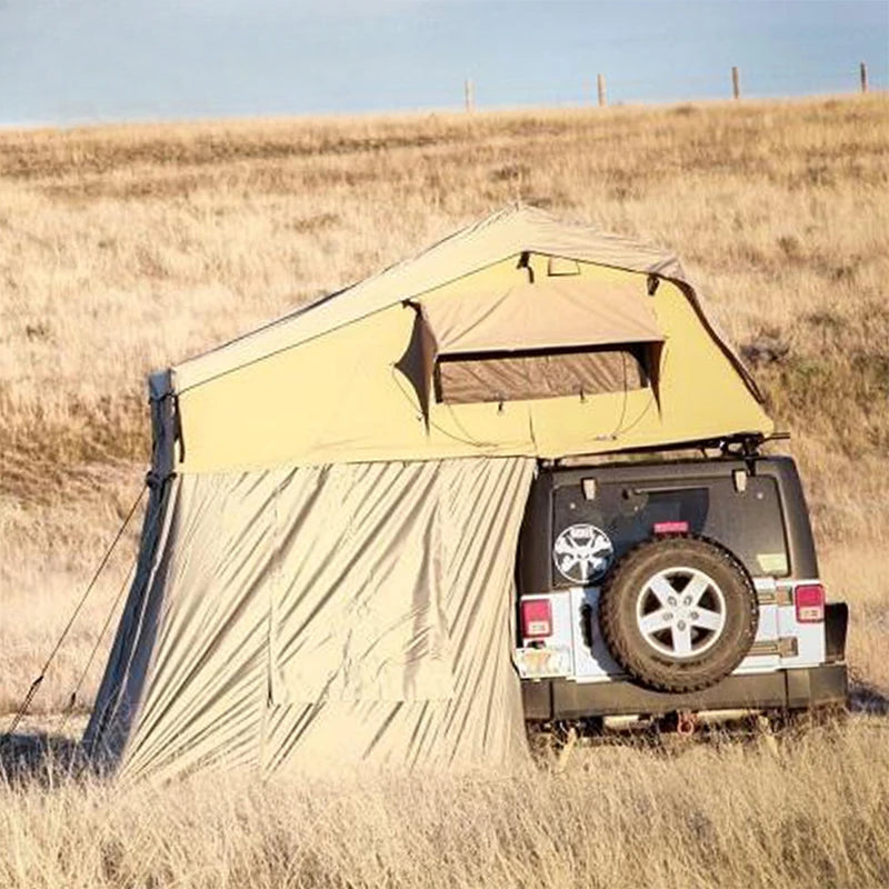Soft shell roof tent, fully waterproof for all seasons of track tents