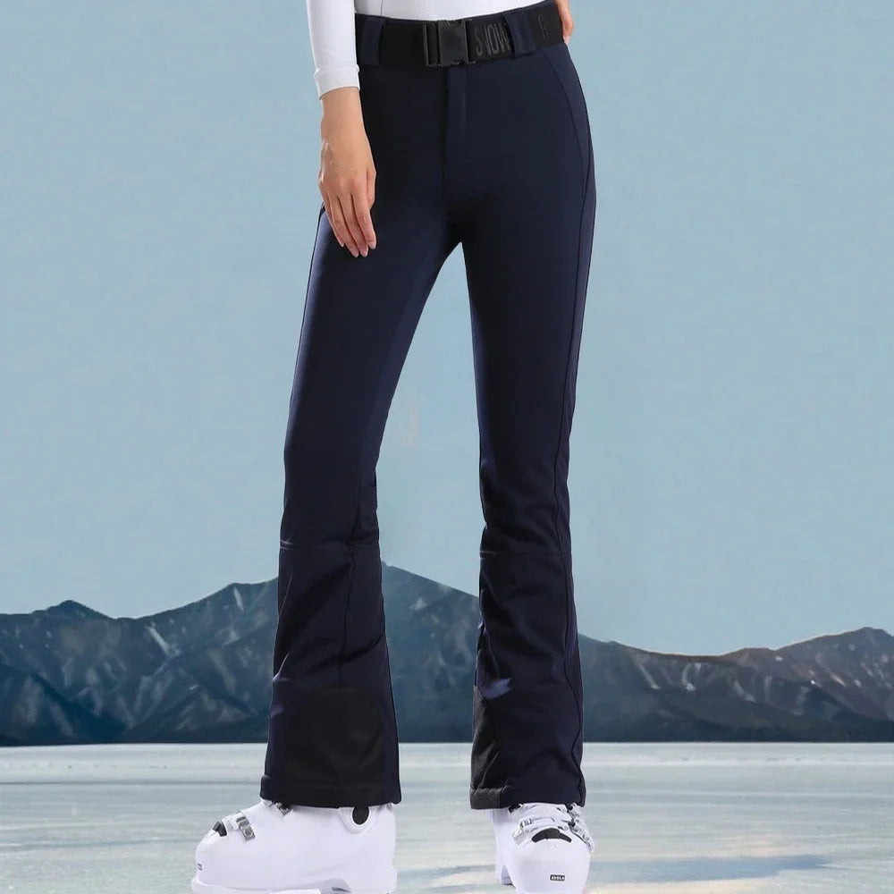 Winter New Skiing Pants Women Slim Fit Snow Trousers Outdoor Warm Sweat Pants Windproof Ski Pants Waterproof Snowboard Clothes