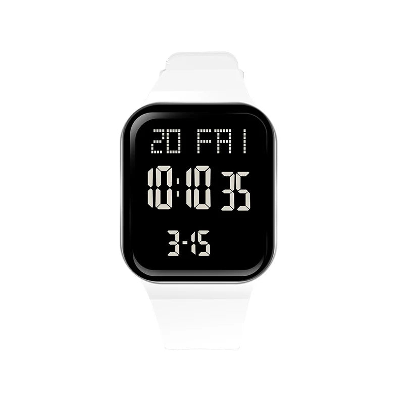 Watch For Men Sports High School Students Trendy Couple Watch Waterproof Alarm Clock Multi Functional Women's Electronic Watches