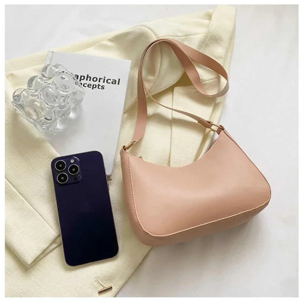 2022 Women's Bag Women's Fashion Handbags Freeshiping Low Price Retro Designer Luxury Bag Solid Color PU Leather Shoulder Bags
