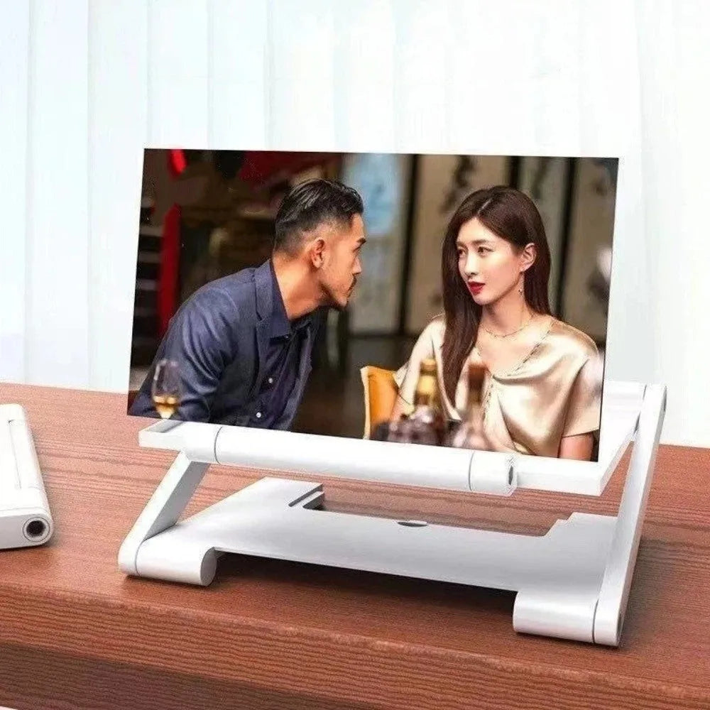 Folding Cell Phone Screen Amplifier HD Enlarged Screen Screen Enlarge Magnifier Multi functional Mobile Phone Magnifying Glass