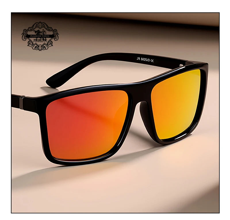 Classic Square Polarized Sunglasses Men Women Retro Black Sun Glasses Male Female Fashion Summer Anti Glare Driving Shades UV400